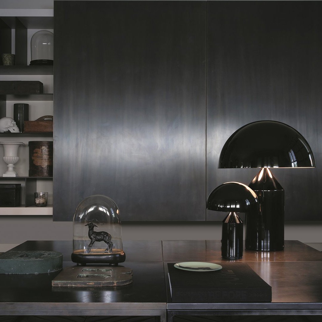 Atollo Glas Tafel Lamp – Geometrisch Design met LED of Edison Gloeilamp Table lamp Myna Mode