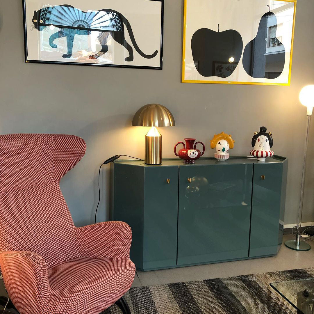 Atollo Glas Tafel Lamp – Geometrisch Design met LED of Edison Gloeilamp Table lamp Myna Mode