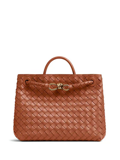 Geweven Vegan Leren Tote – Tijdloze Stijl en Duurzaam Design