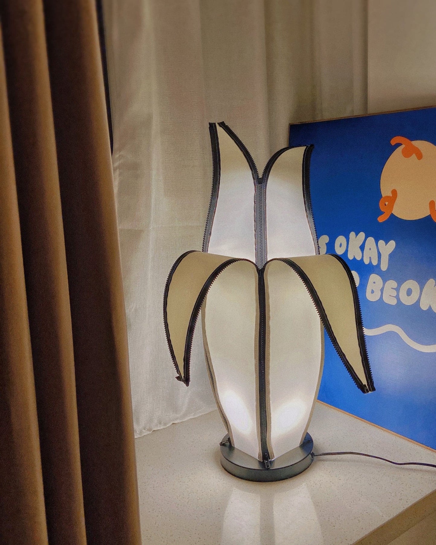 Banana Tafellamp - Unieke Tafellamp voor Slaap- en Woonkamer