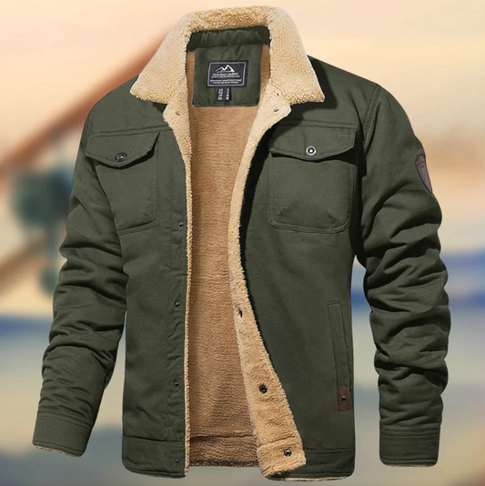 Herrenjacke mit Fleecefutter – Warme Outdoorjacke für Herbst und Winter