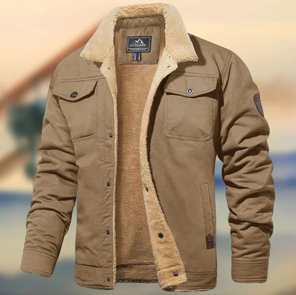 Herrenjacke mit Fleecefutter – Warme Outdoorjacke für Herbst und Winter