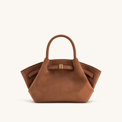 Mini Tote Tasche aus veganem Wildleder – Elegant, kompakt & tierfreundlich