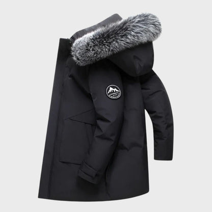 Thermo Waterdichte Winterjas met Bontvoering – Damesjas voor Koude Dagen