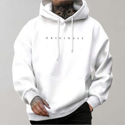 Heren Streetwear Hoodie – Casual Loose Fit Sweatshirt met Minimalistisch Design