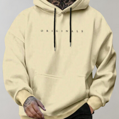 Heren Streetwear Hoodie – Casual Loose Fit Sweatshirt met Minimalistisch Design