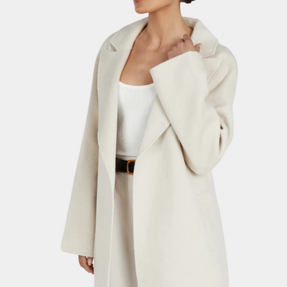 Stilvolle Damenjacke – Premium Lange Jacke mit Tailliertem Schnitt