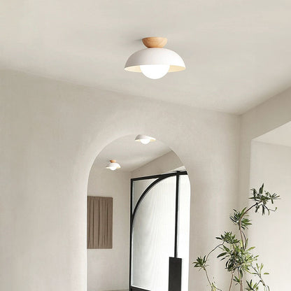 Moderne minimalistische Deckenleuchte – Halbeinbau-Modell