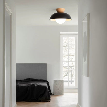 Moderne minimalistische Deckenleuchte – Halbeinbau-Modell