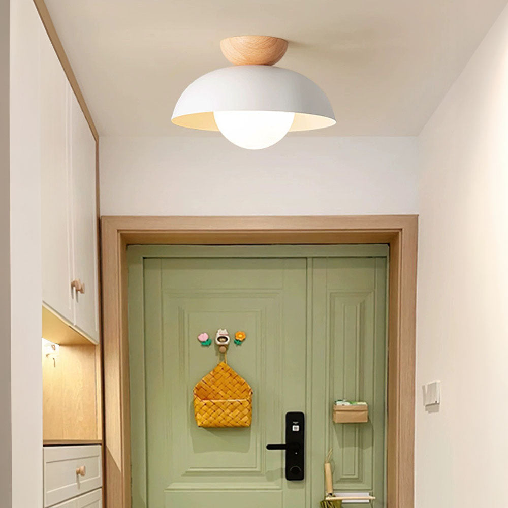 Moderne minimalistische Deckenleuchte – Halbeinbau-Modell