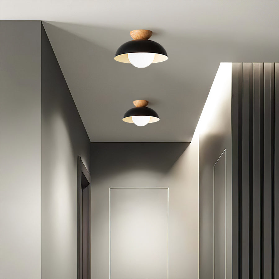 Moderne minimalistische Deckenleuchte – Halbeinbau-Modell