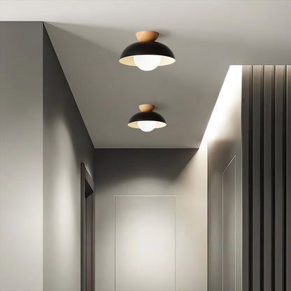 Moderne minimalistische Deckenleuchte – Halbeinbau-Modell
