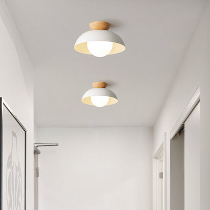 Moderne minimalistische Deckenleuchte – Halbeinbau-Modell