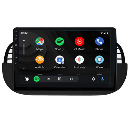 CarPlay & Android Auto Systeem voor Fiat 500 (2007–2015) – Ondersteunt iOS & Android – Radio & Frame – Handsfree Bellen