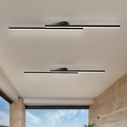 Moderne Aluminium LED Plafondlamp – Minimalistisch Semi-Flush Design voor Woonkamer of Hal
