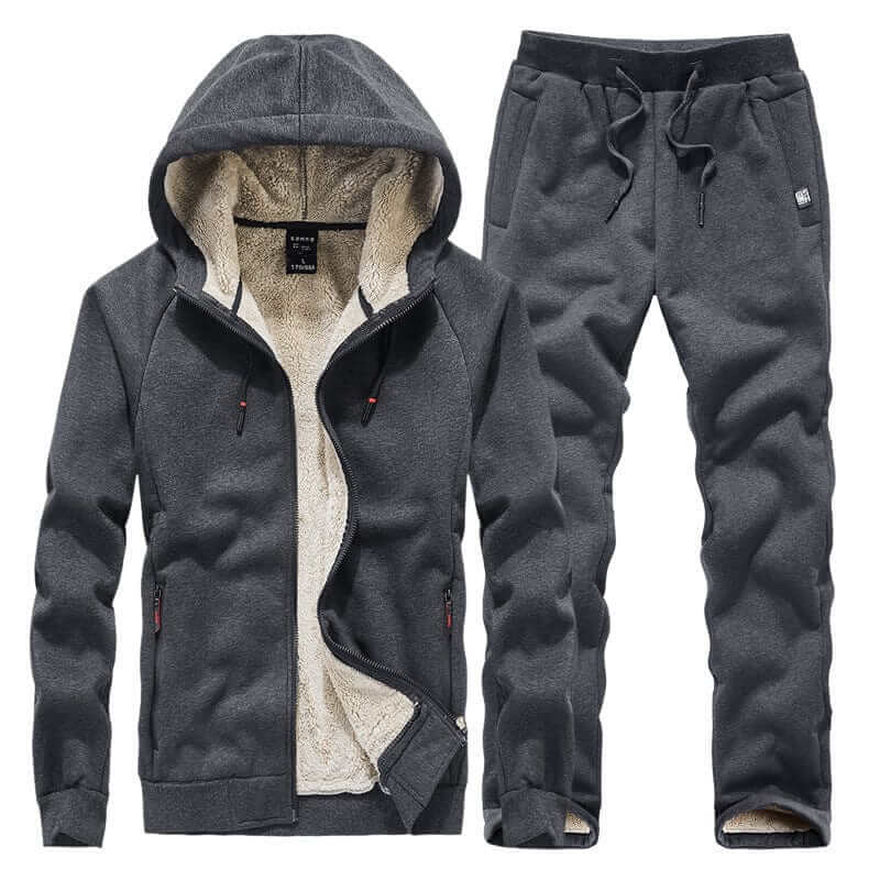 Heren Fleece Trainingspak – Warm & Comfortabel Set