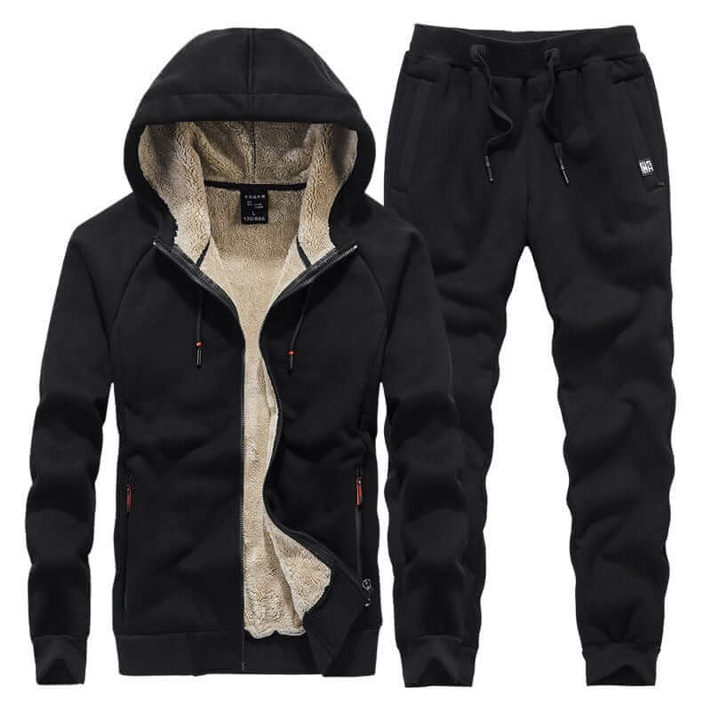 Heren Fleece Trainingspak – Warm & Comfortabel Set
