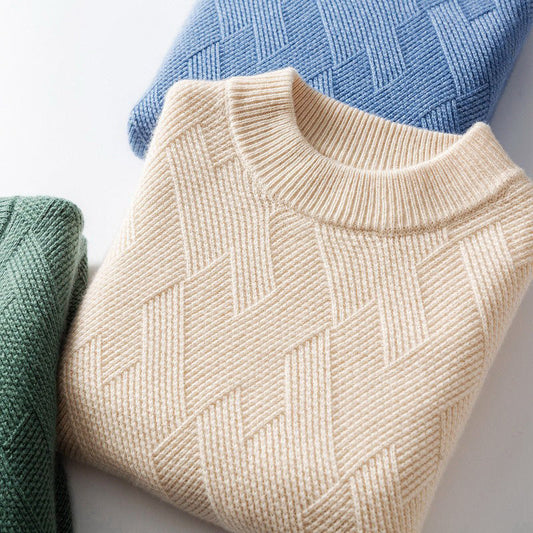 Elegante Heren Cashmere Trui in Meerdere Kleuren