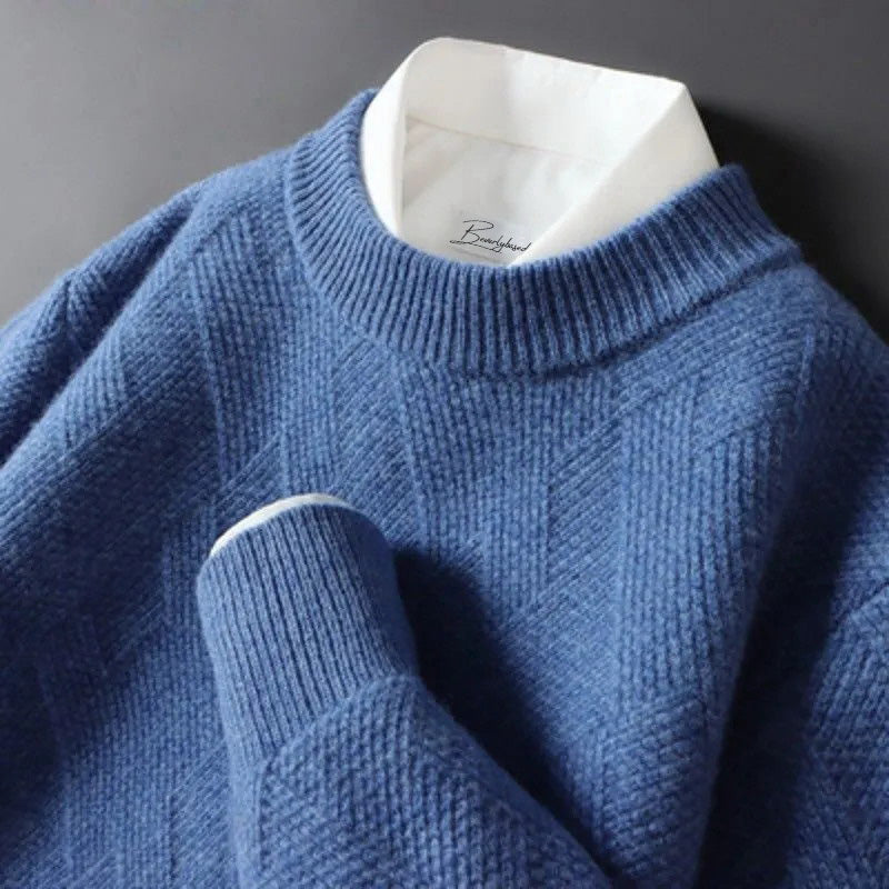 Elegante Heren Cashmere Trui in Meerdere Kleuren
