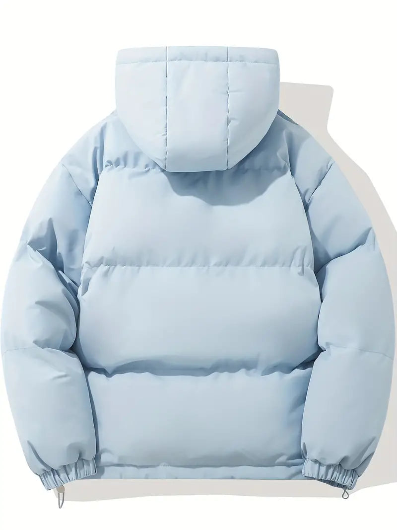 Gewatteerde Herenjas met Capuchon – Warme Waterafstotende Winterjas