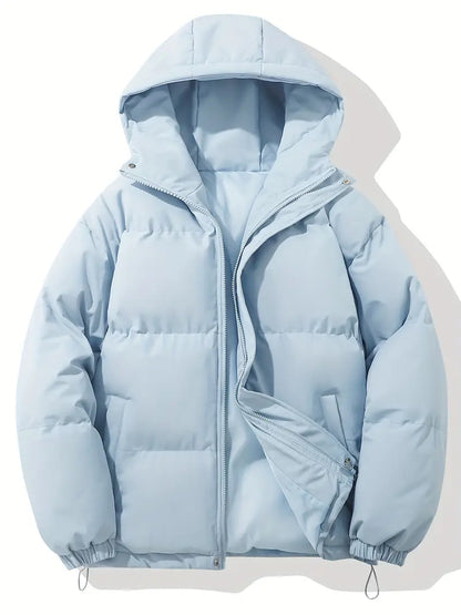 Gewatteerde Herenjas met Capuchon – Warme Waterafstotende Winterjas