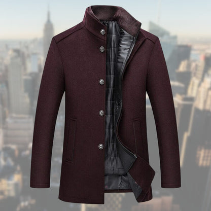 Herren Winterjacke aus Wollmischung - Warm und Elegant