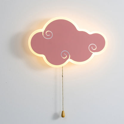 Cloud Wall Lamp – Schattige Wol Lamp voor Kinderkamer met LED Licht