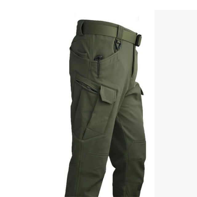 Heren Outdoor Set – Softshell Jas & Cargo Broek voor Herfst en Winter