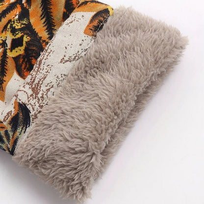 Warme Damesjas met Bloemenprint – Casual & Comfortabel voor Herfst/Winter