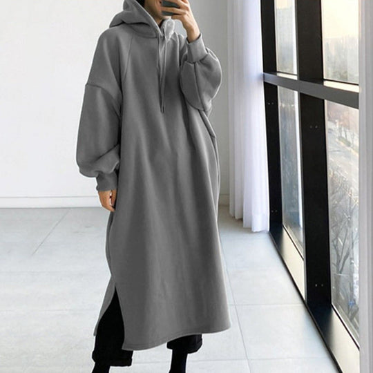Damenpullover mit langen Ärmeln und Kapuze – Warm & stilvoll