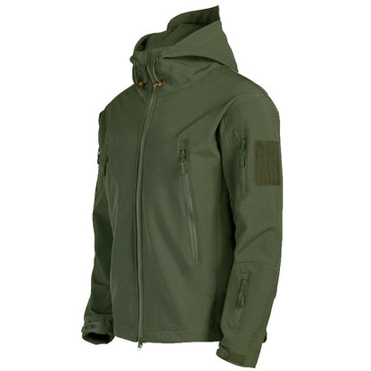 Wasserdichte Herren Outdoor Jacke – Winddicht & Funktionell mit Antidiebstahltaschen