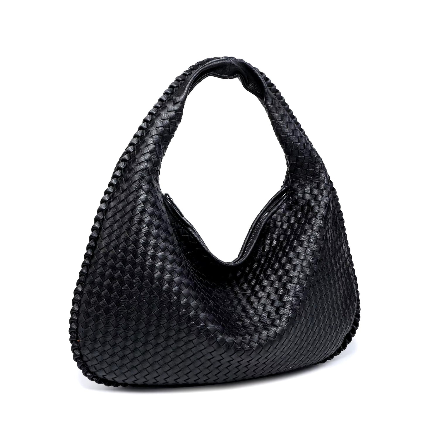 Luxe Geweven Handtas – Tijdloze Elegantie & Comfort voor Elke Dag