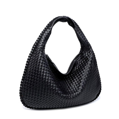 Luxe Geweven Handtas – Tijdloze Elegantie & Comfort voor Elke Dag