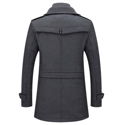 Modieuze Heren Mantel – Warm, Licht & Stijlvol voor Elke Gelegenheid