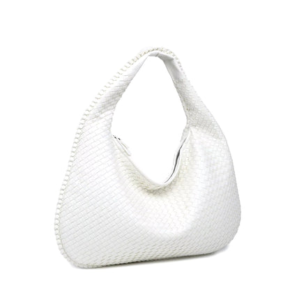 Luxe Geweven Handtas – Tijdloze Elegantie & Comfort voor Elke Dag