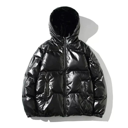 Winddichte Metallic Winterjas voor Heren | Pufferjack