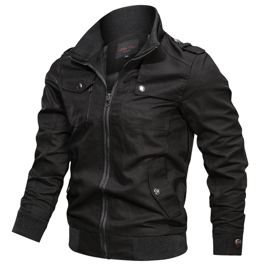 Winddichte Bomberjacke für Herren – Stilvolle Jacke mit robuster Verarbeitung