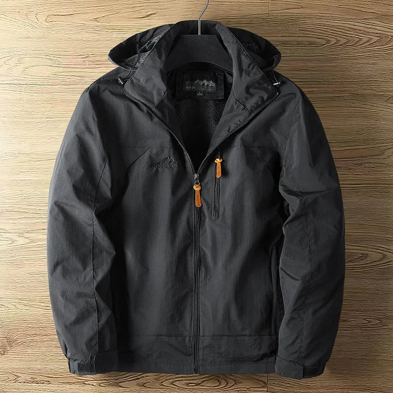 Wasserdichte & Atmungsaktive Herren Outdoorjacke – Winddicht & Funktionell