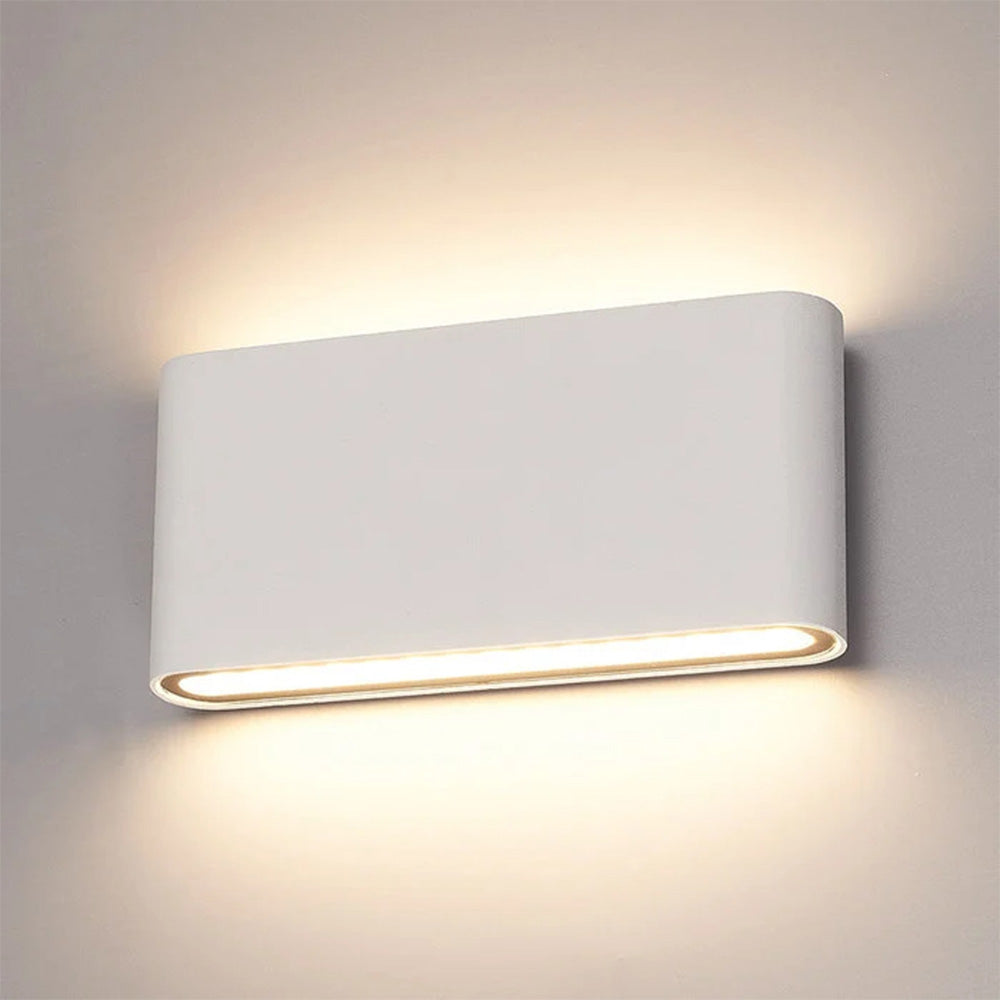 Moderne wasserdichte Außenlampe – Aluminium-Wandlampe mit Auf- und Abwärtslicht, IP65