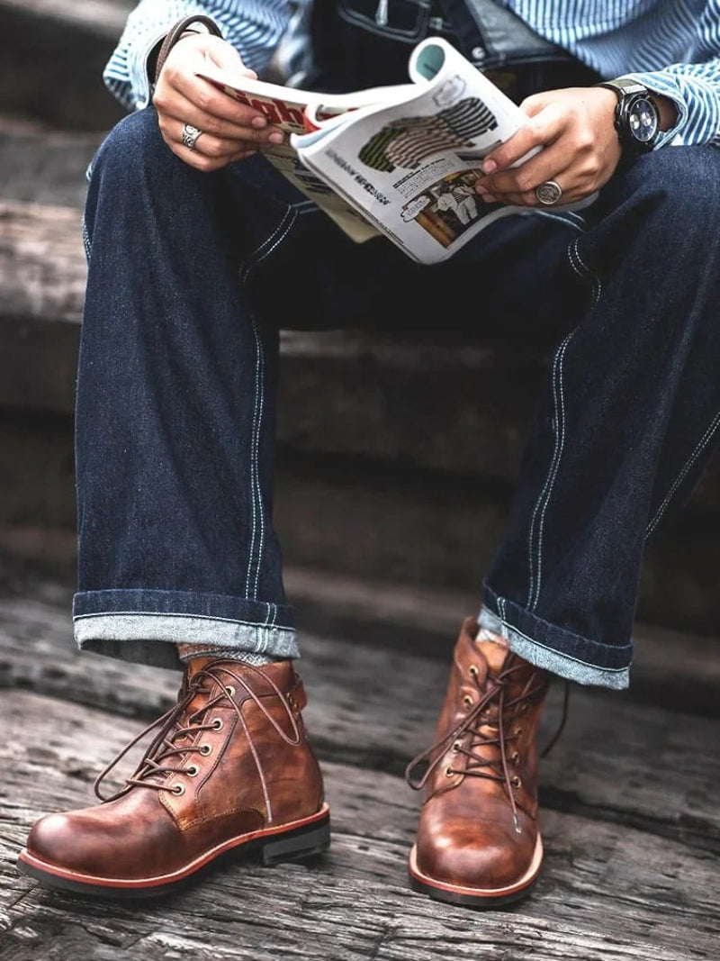 Moderne Winterboots voor Heren – Retro Design & Comfort