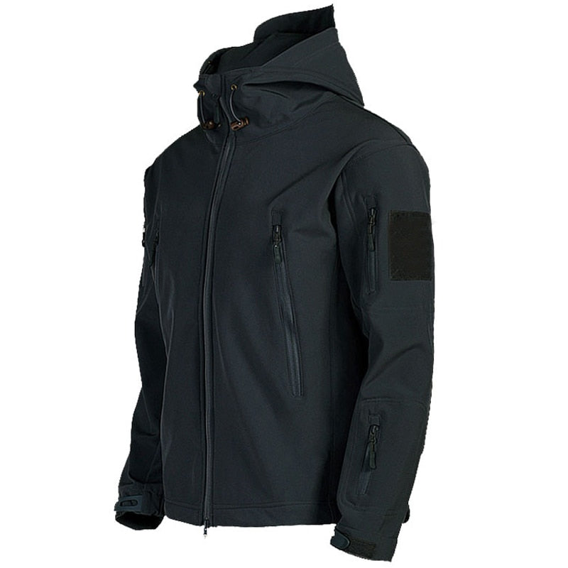 Wasserdichte Herren Outdoor Jacke – Winddicht & Funktionell mit Antidiebstahltaschen