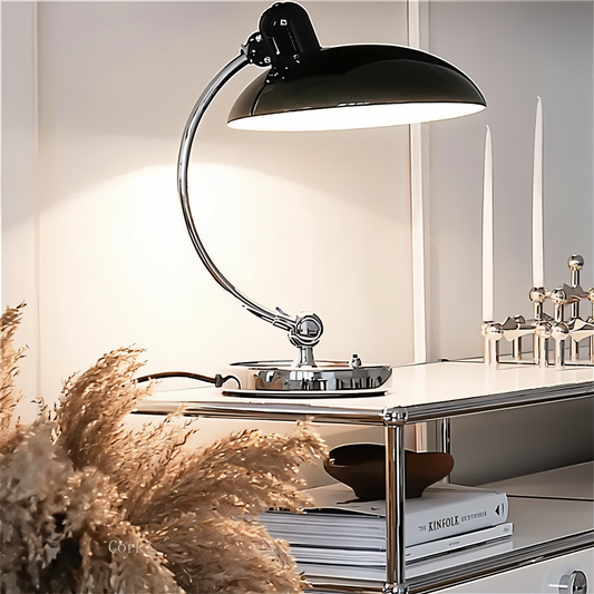 NostaChic Tafellampe - Verstellbare Vintage Eisen Kuppel Schreibtischlampe