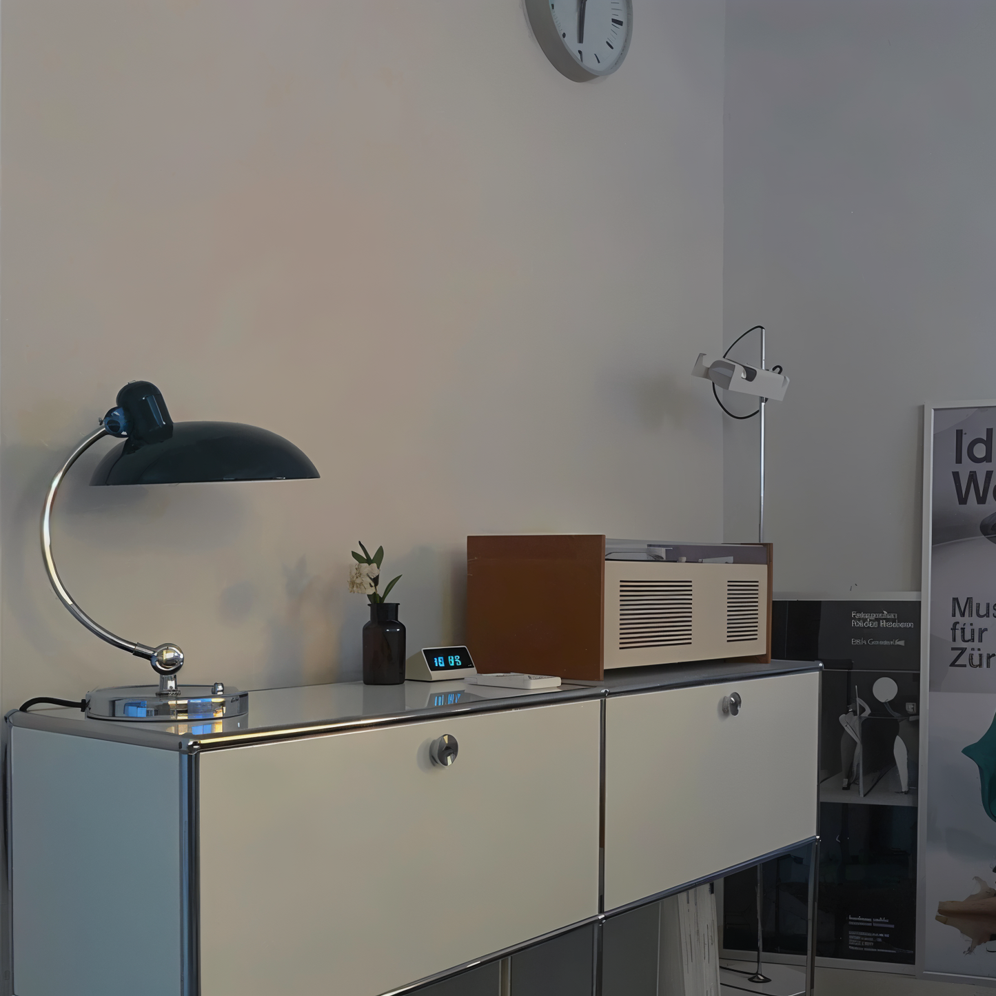 NostaChic Tafellampe - Verstellbare Vintage Eisen Kuppel Schreibtischlampe