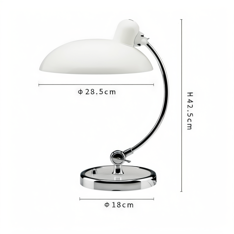 NostaChic Tafellampe - Verstellbare Vintage Eisen Kuppel Schreibtischlampe