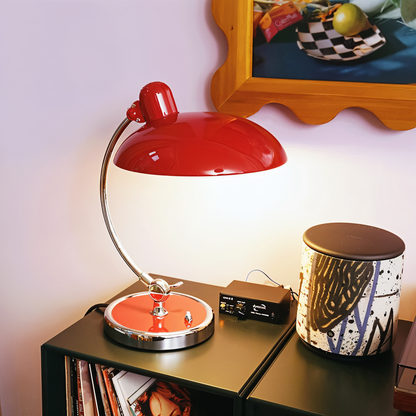 NostaChic Tafellampe - Verstellbare Vintage Eisen Kuppel Schreibtischlampe