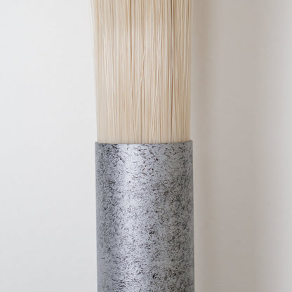 Horsehair Wandlamp – Elegante Wandverlichting met Kwast van Ijzer en Glas