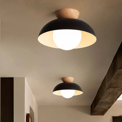 Moderne minimalistische Deckenleuchte – Halbeinbau-Modell