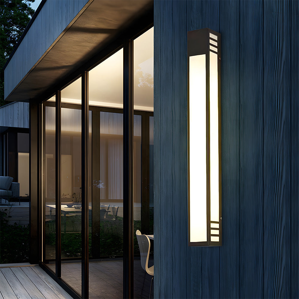 IP55 Moderne Zwarte LED Buitenwandlampen voor Woningen