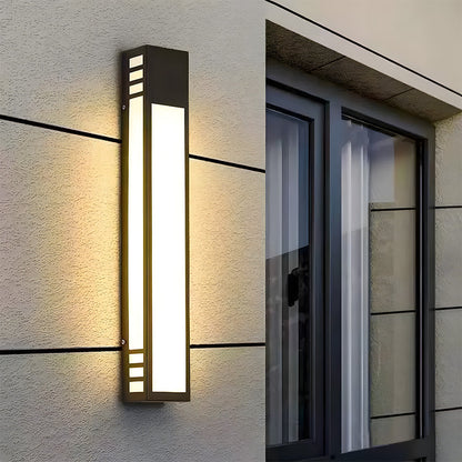 IP55 Moderne Zwarte LED Buitenwandlampen voor Woningen
