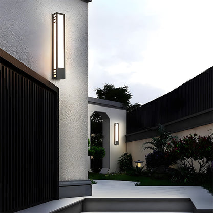 IP55 Moderne Zwarte LED Buitenwandlampen voor Woningen